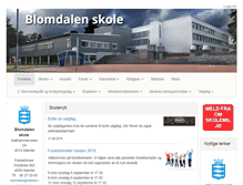 Tablet Screenshot of blomdalen.no